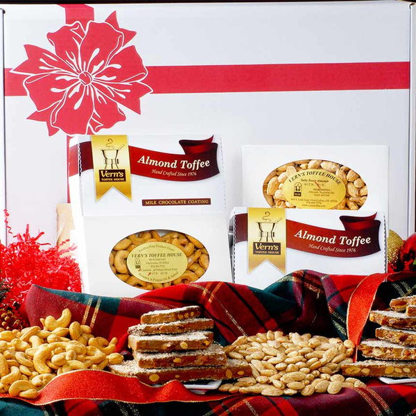 Gift Assortment of Toffee, Almonds & Cashews