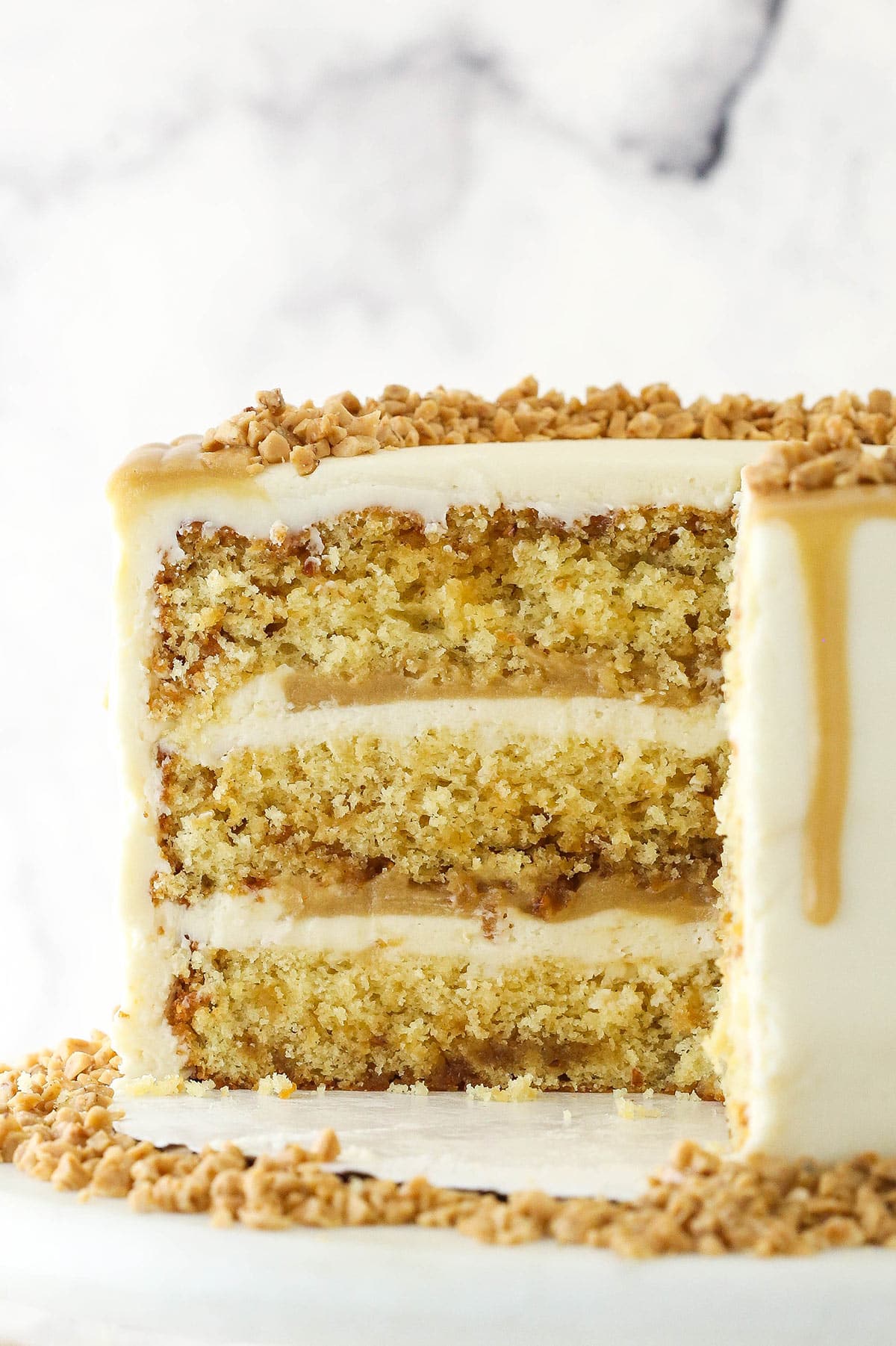 Layered Toffee Cake Recipe