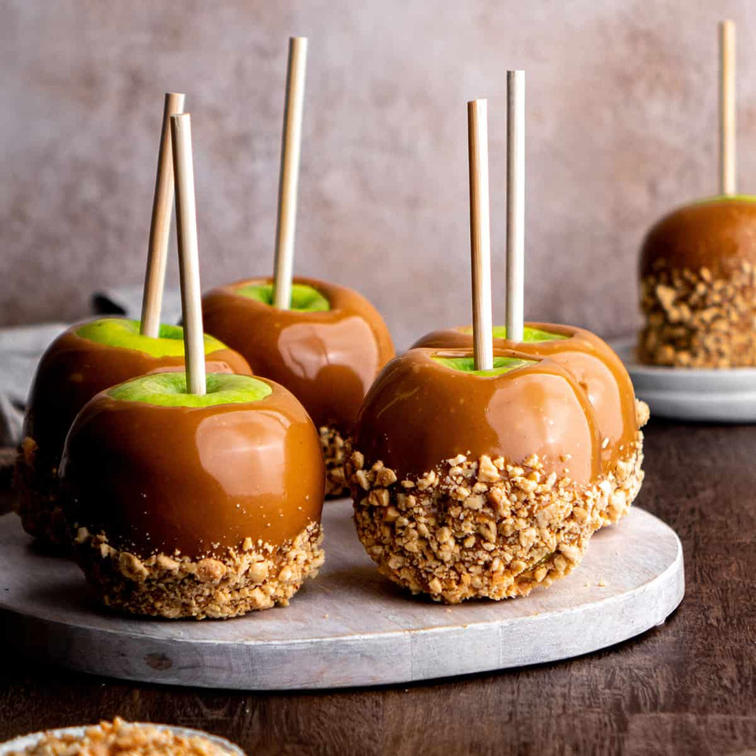 Toffee-Dipped Caramel Apples Recipe