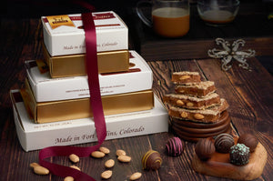 Gift Tower of Toffee, Almonds & Truffles