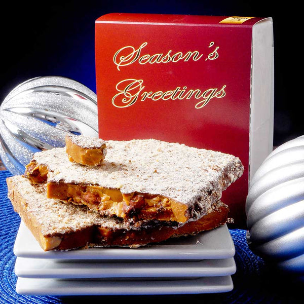 1/2 lb Seasons Greetings Toffee Box - 6 Pack