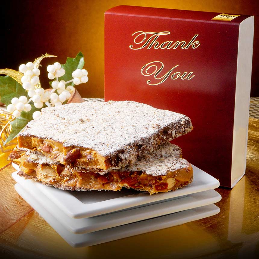 1/2 lb Thank You Toffee Box - 6 pack