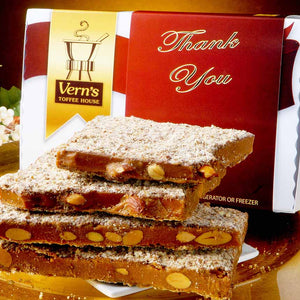 2 lb Thank You Toffee Box Milk Chocolate