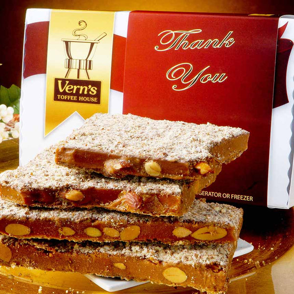 2 lb Thank You Toffee Box Milk Chocolate