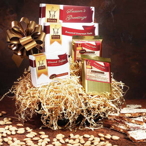 Gift Basket of Toffee and Nuts