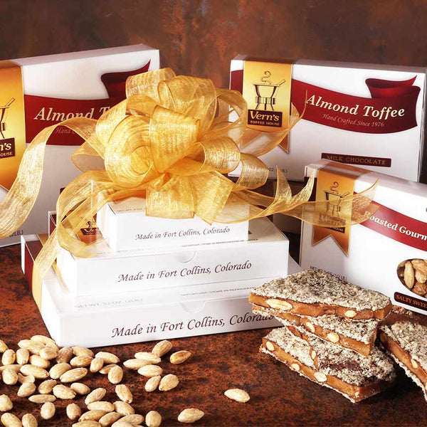 Gift Tower of Toffee and Nuts