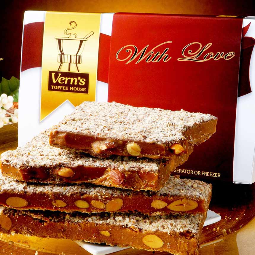 2 lb With Love Toffee Box Milk Chocolate