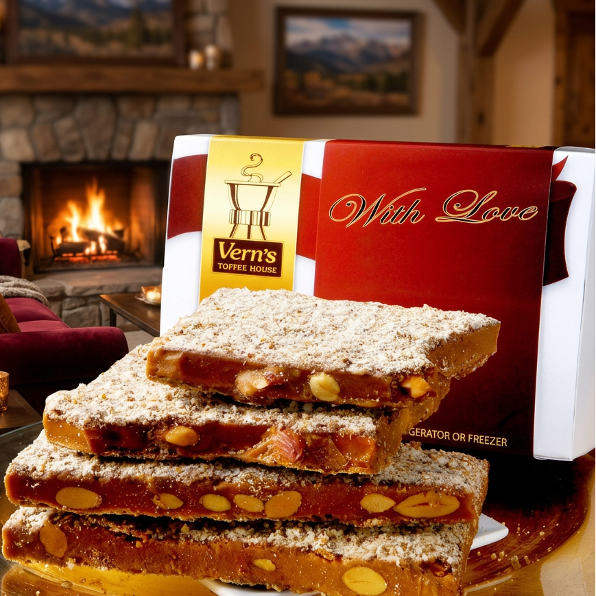 1 lb With Love Toffee Box Milk Chocolate